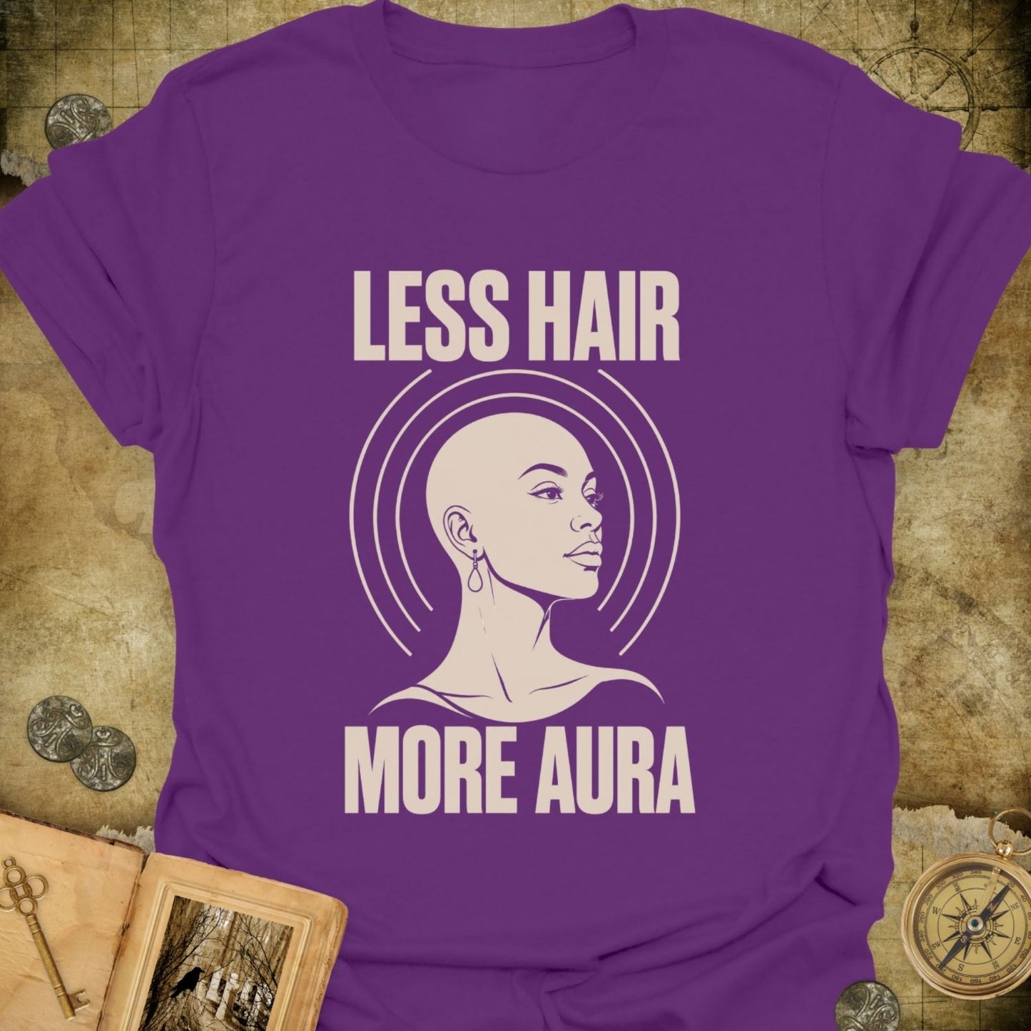 Less Hair, More Aura T-Shirt