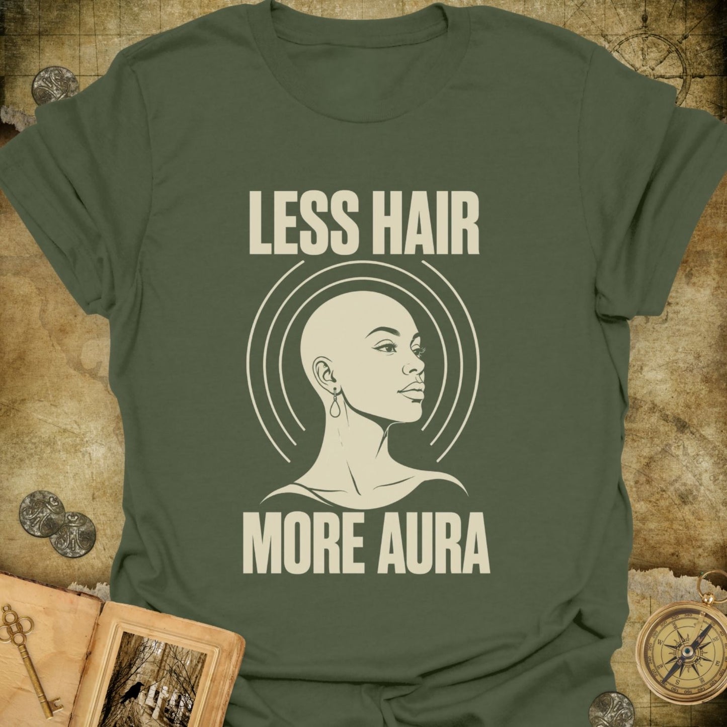 Less Hair, More Aura T-Shirt