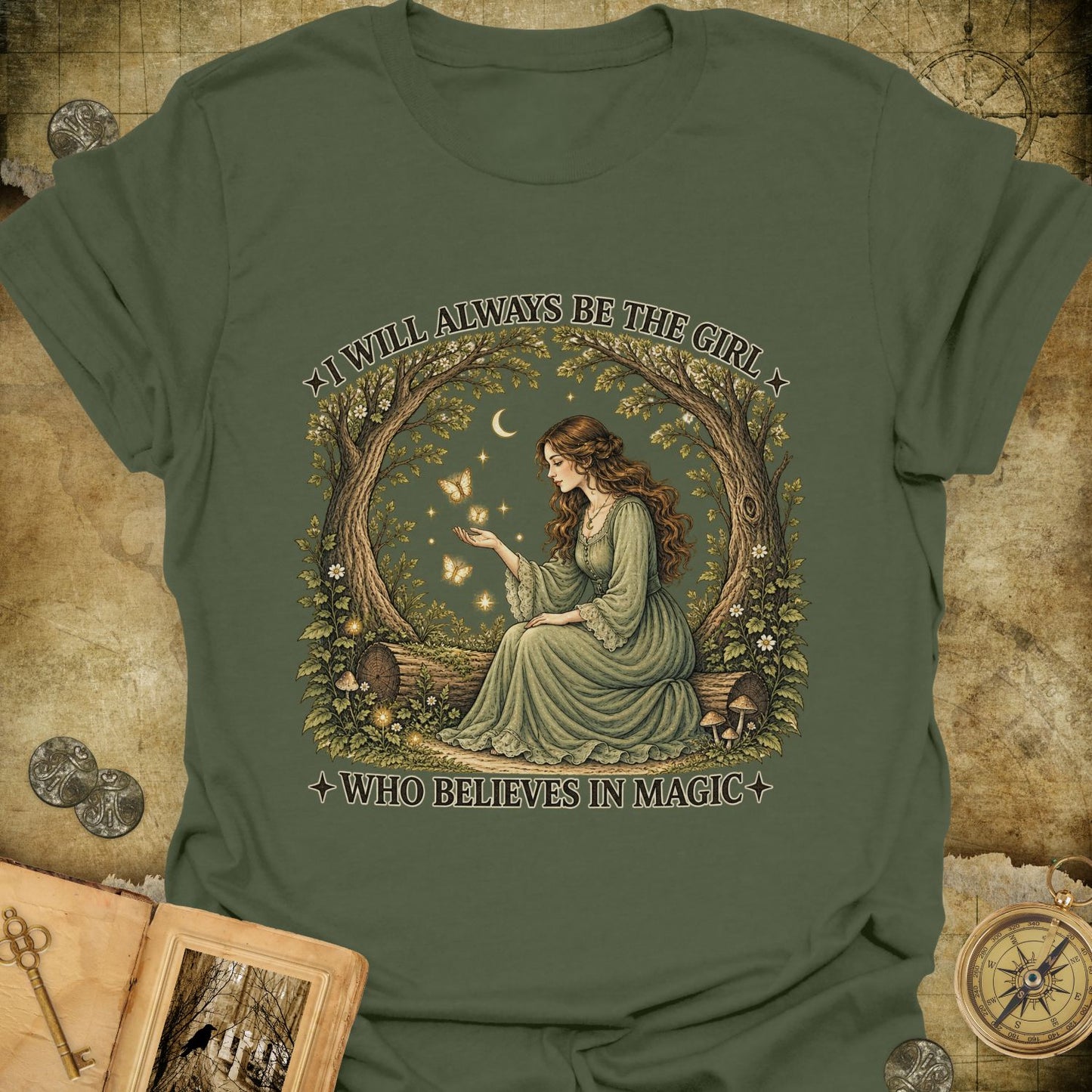 The Girl Who Believes In Magic T-Shirt