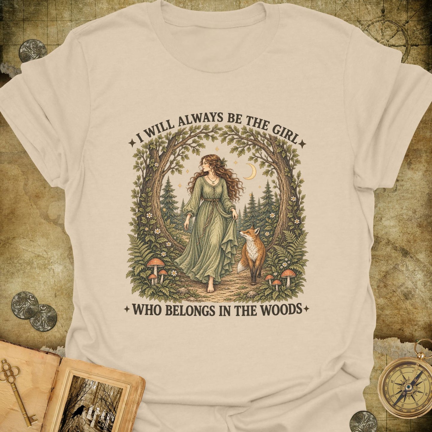 The Girl Who Belongs In The Woods T-Shirt