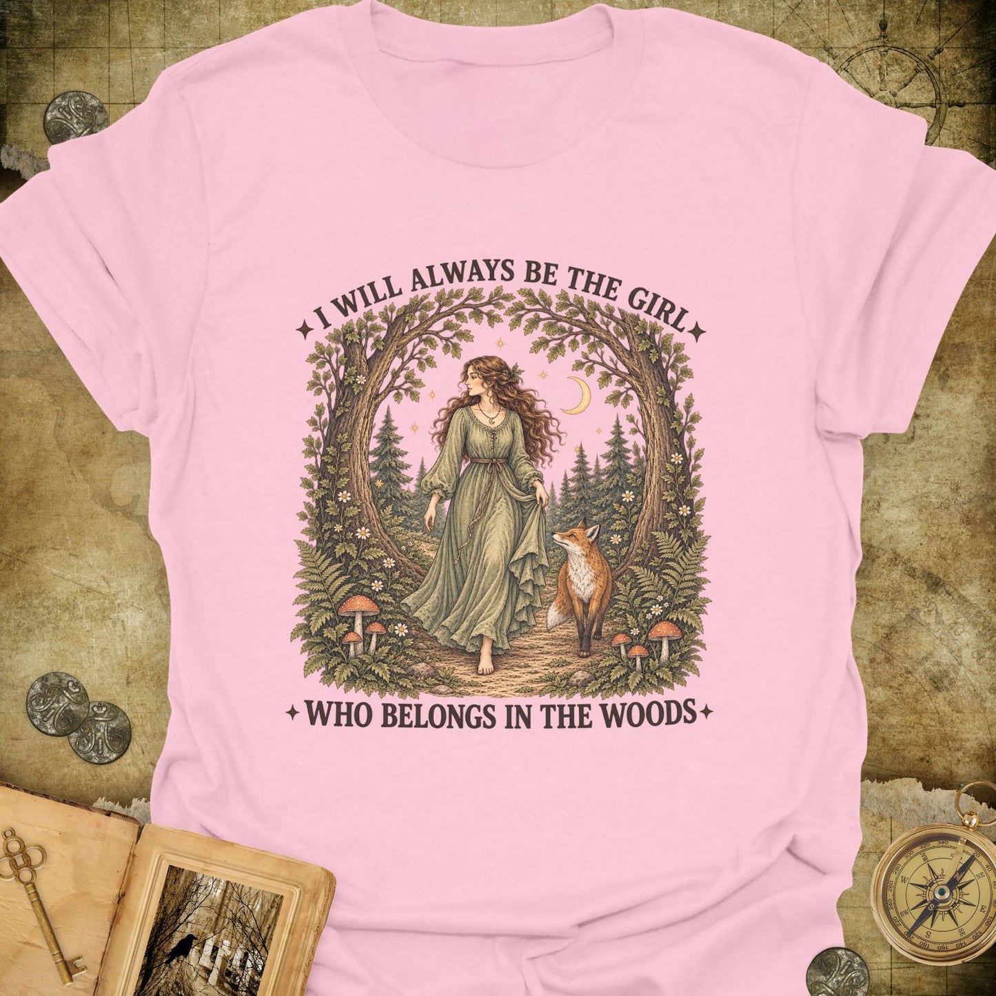 The Girl Who Belongs In The Woods T-Shirt