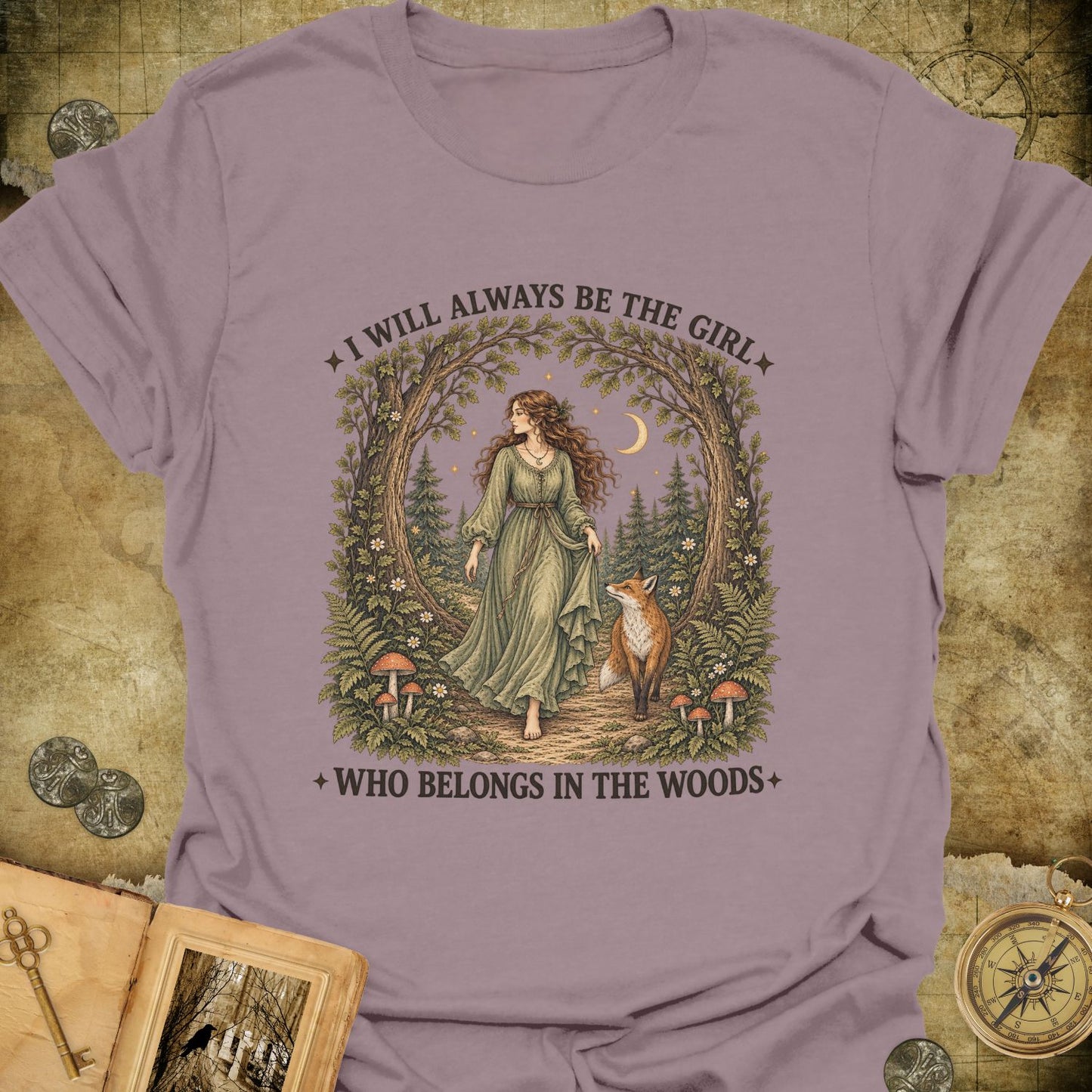 The Girl Who Belongs In The Woods T-Shirt
