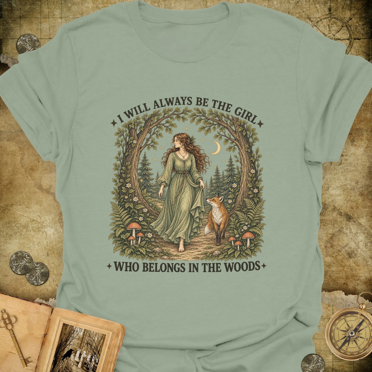 The Girl Who Belongs In The Woods T-Shirt
