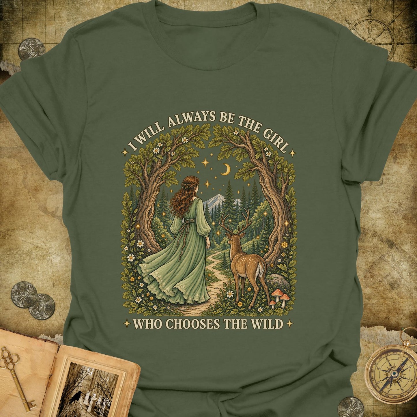 The Girl Who Chooses The Wild T-Shirt