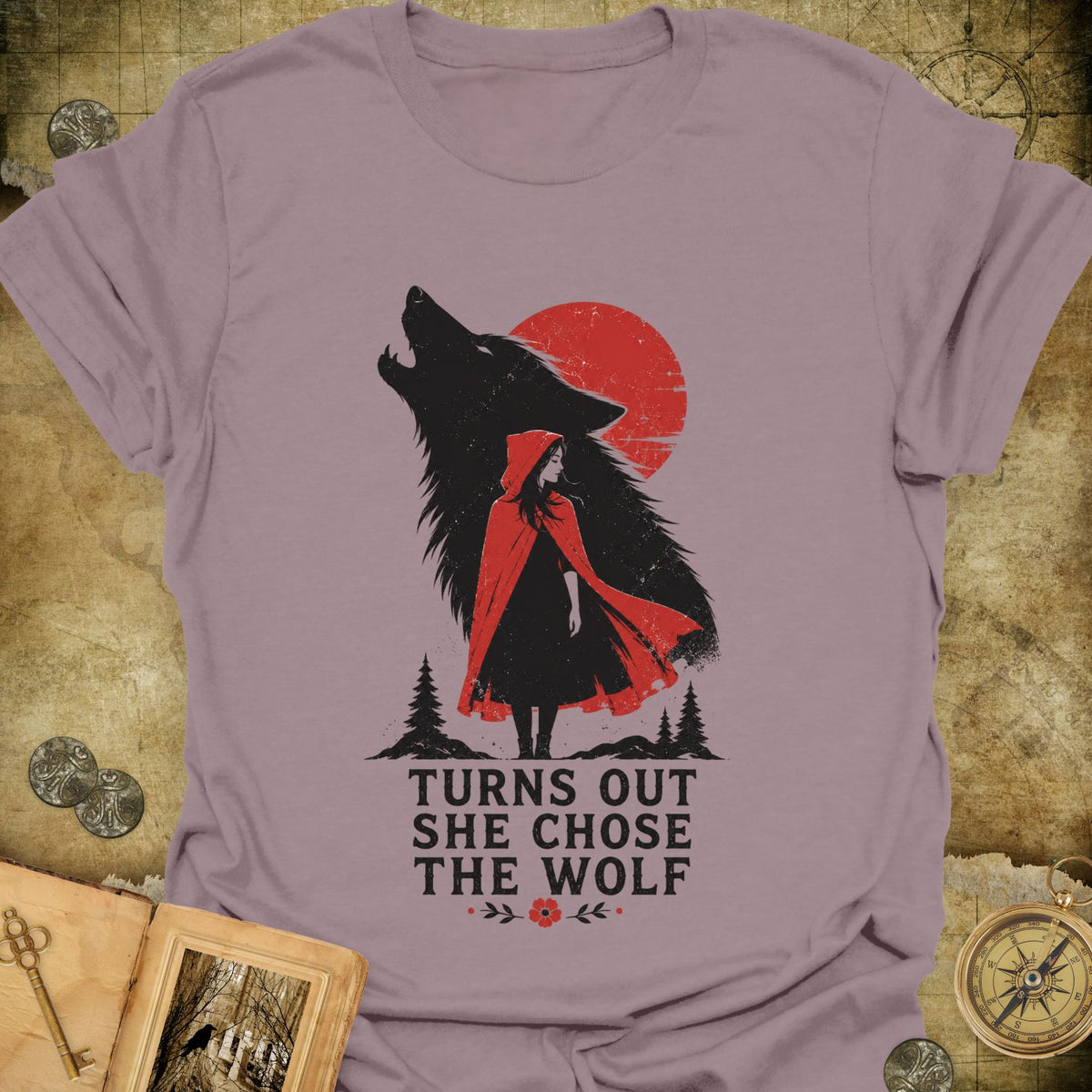 She Chose The Wolf T-Shirt