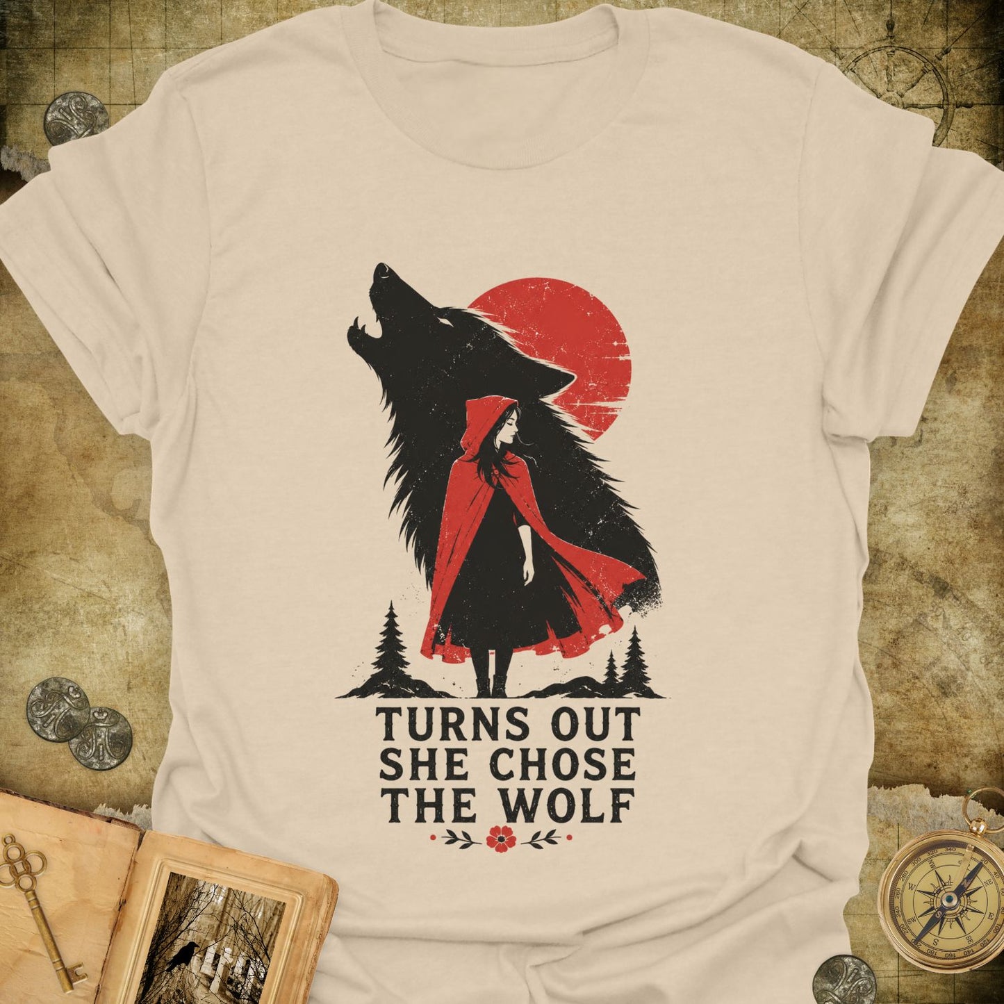 She Chose The Wolf T-Shirt