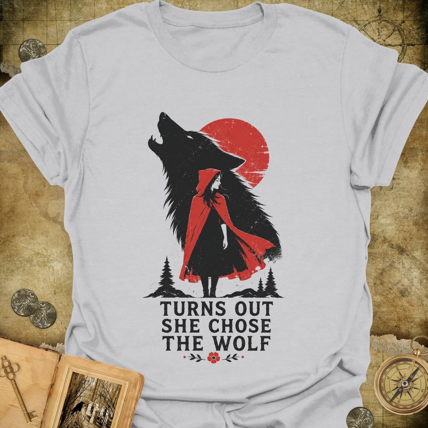 She Chose The Wolf T-Shirt