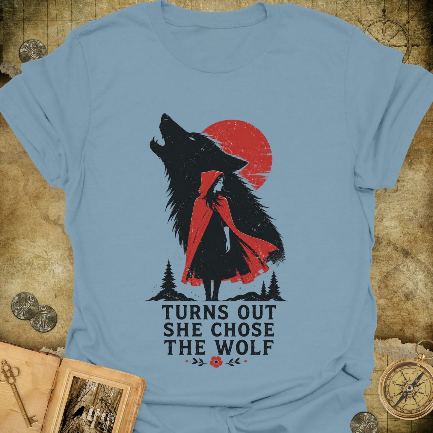 She Chose The Wolf T-Shirt