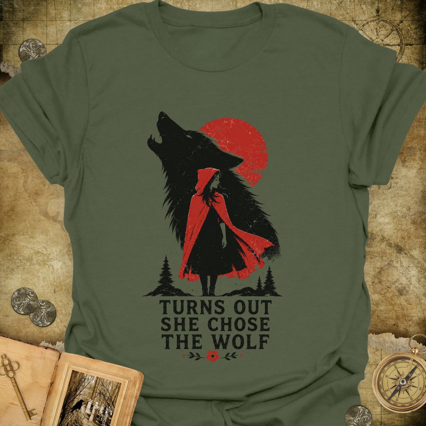 She Chose The Wolf T-Shirt