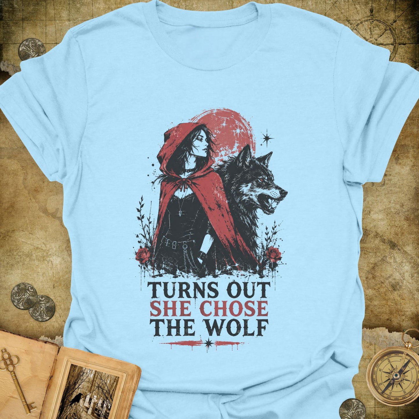 Red & Wolf T-Shirt