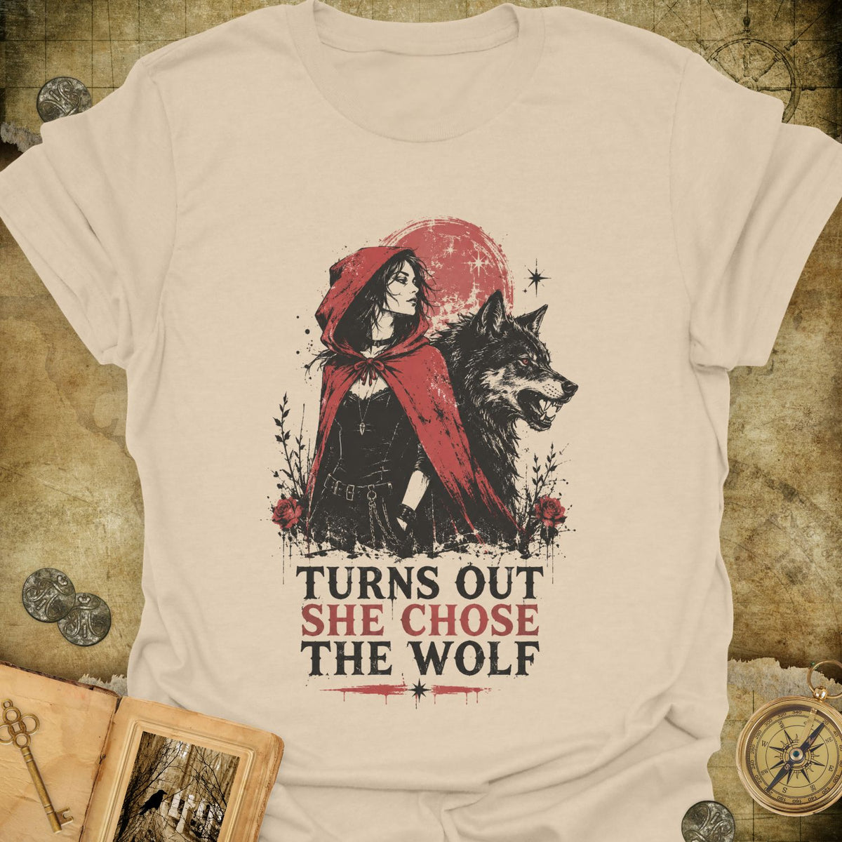 Red & Wolf T-Shirt