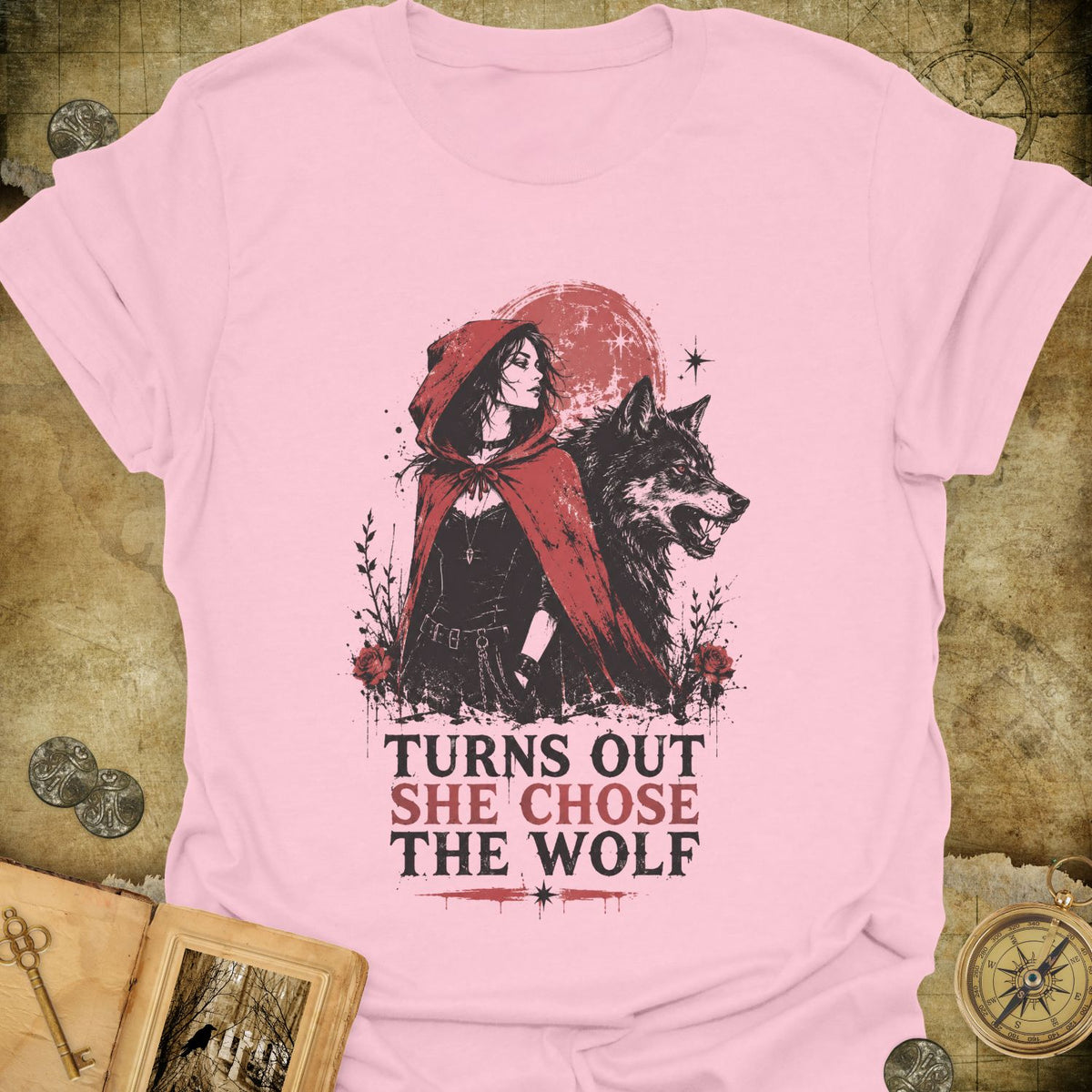 Red & Wolf T-Shirt