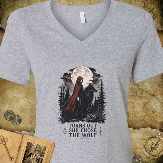 Choose The Wolf V-Neck T-Shirt