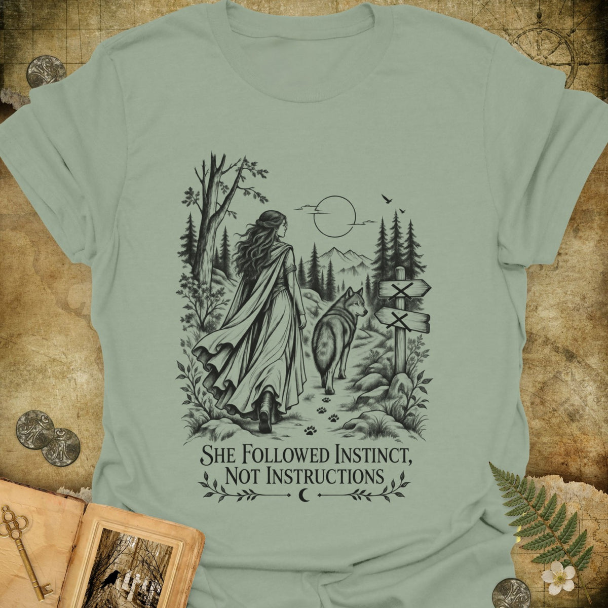 She Followed Instinct T-Shirt