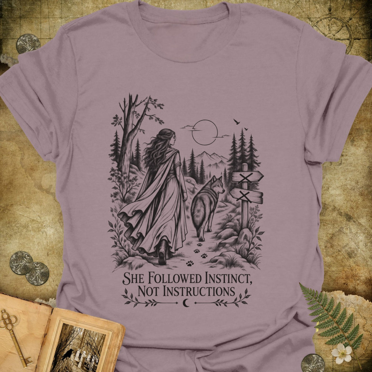 She Followed Instinct T-Shirt