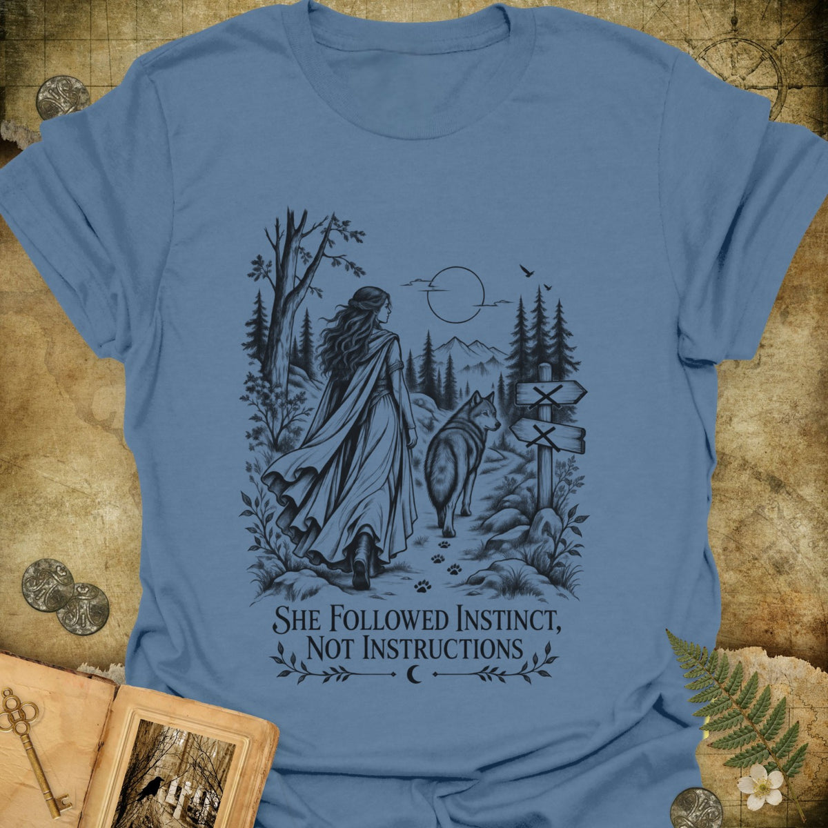 She Followed Instinct T-Shirt
