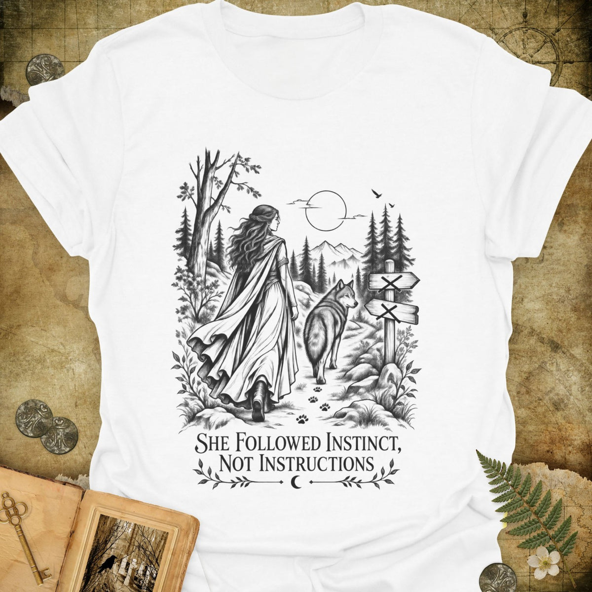 She Followed Instinct T-Shirt