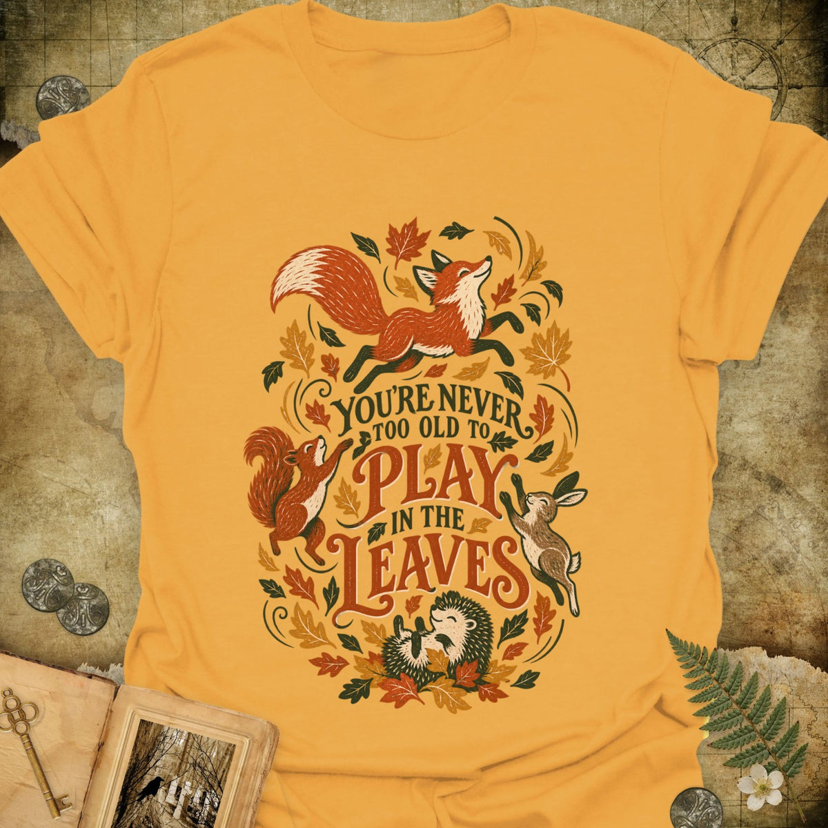 Play In The Leaves T-Shirt