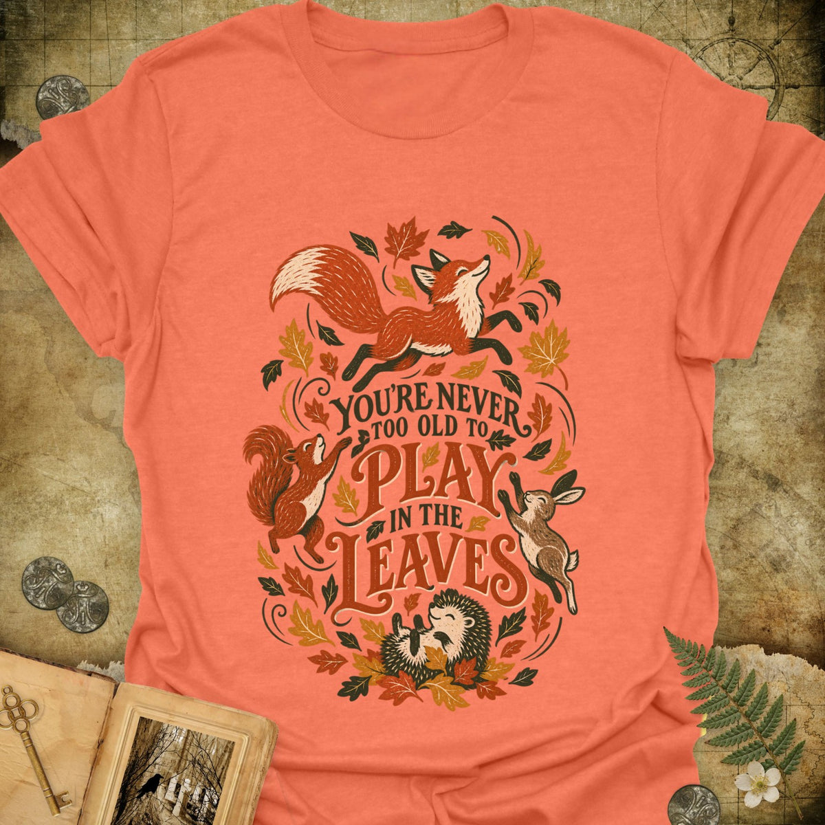Play In The Leaves T-Shirt