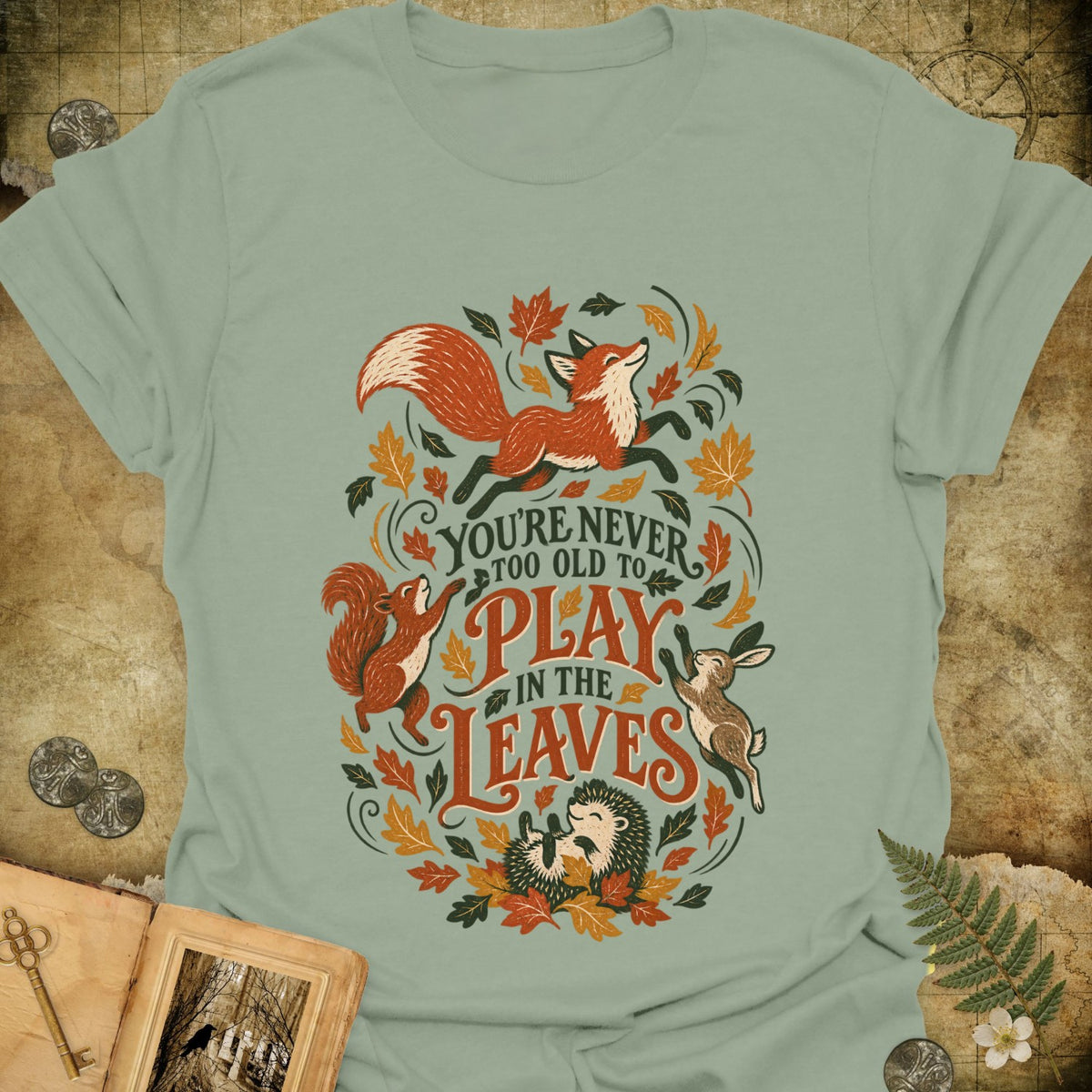 Play In The Leaves T-Shirt