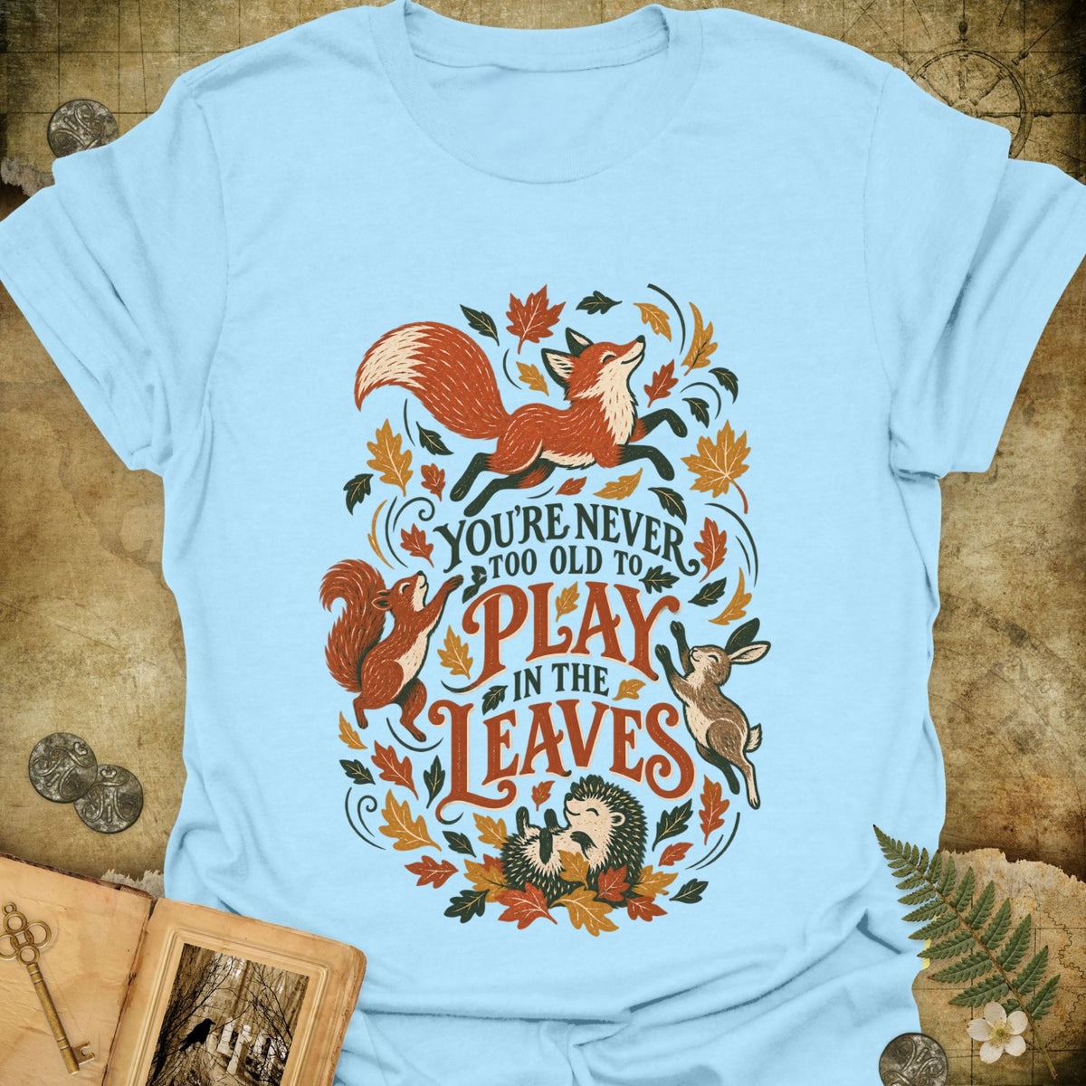 Play In The Leaves T-Shirt