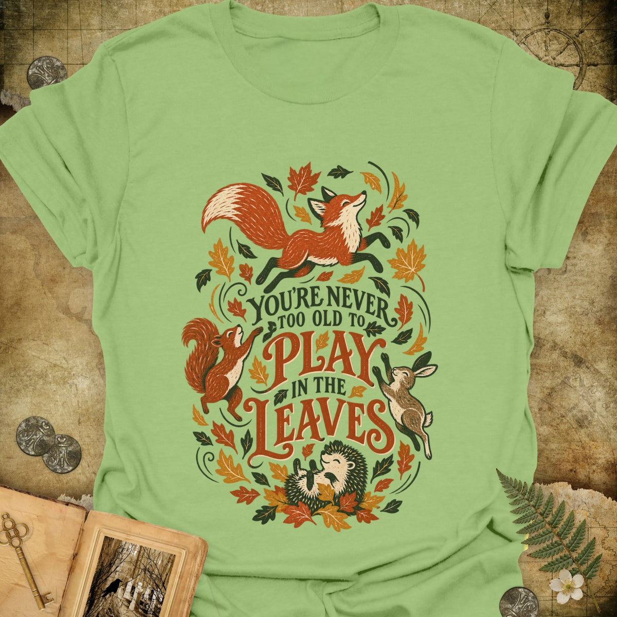 Play In The Leaves T-Shirt