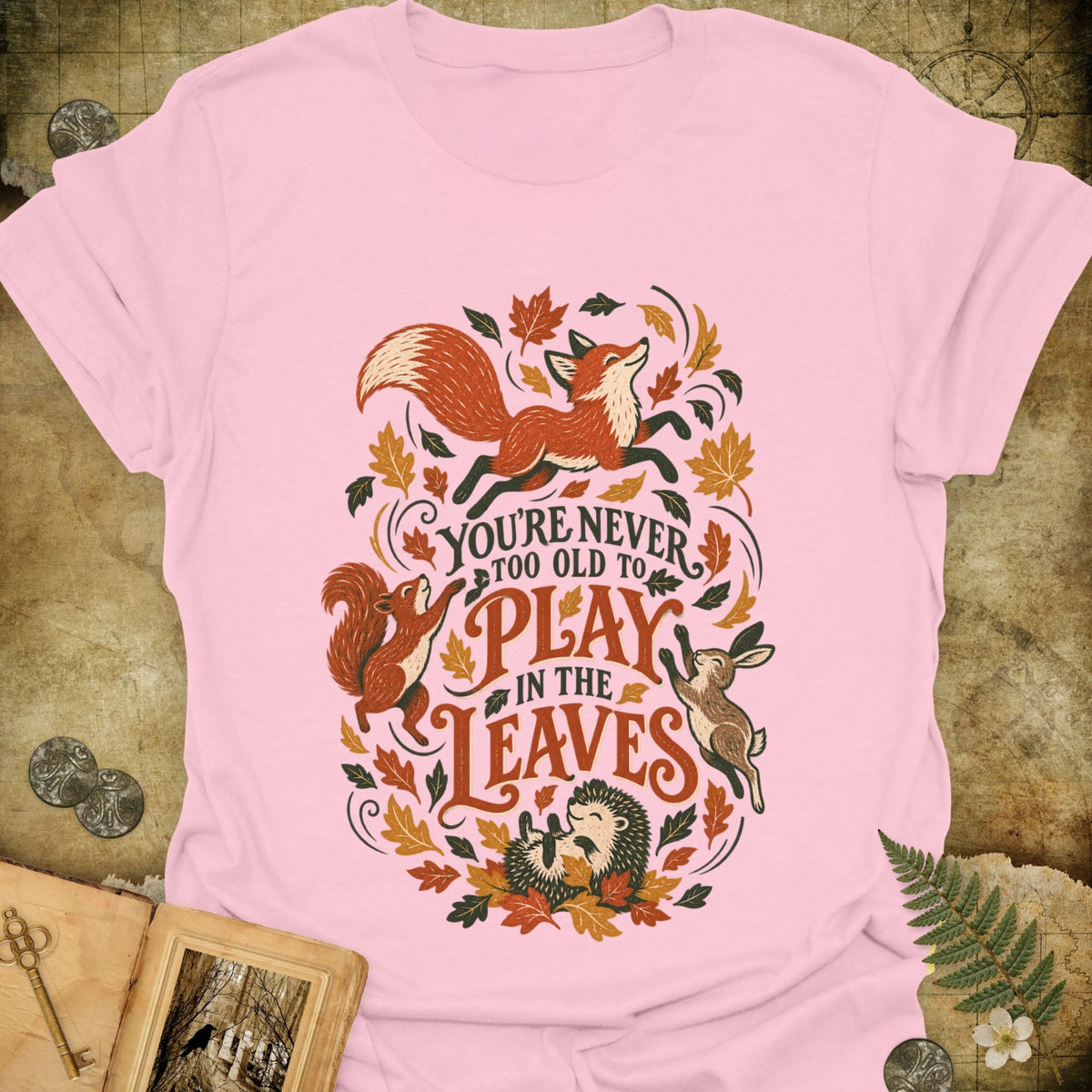 Play In The Leaves T-Shirt