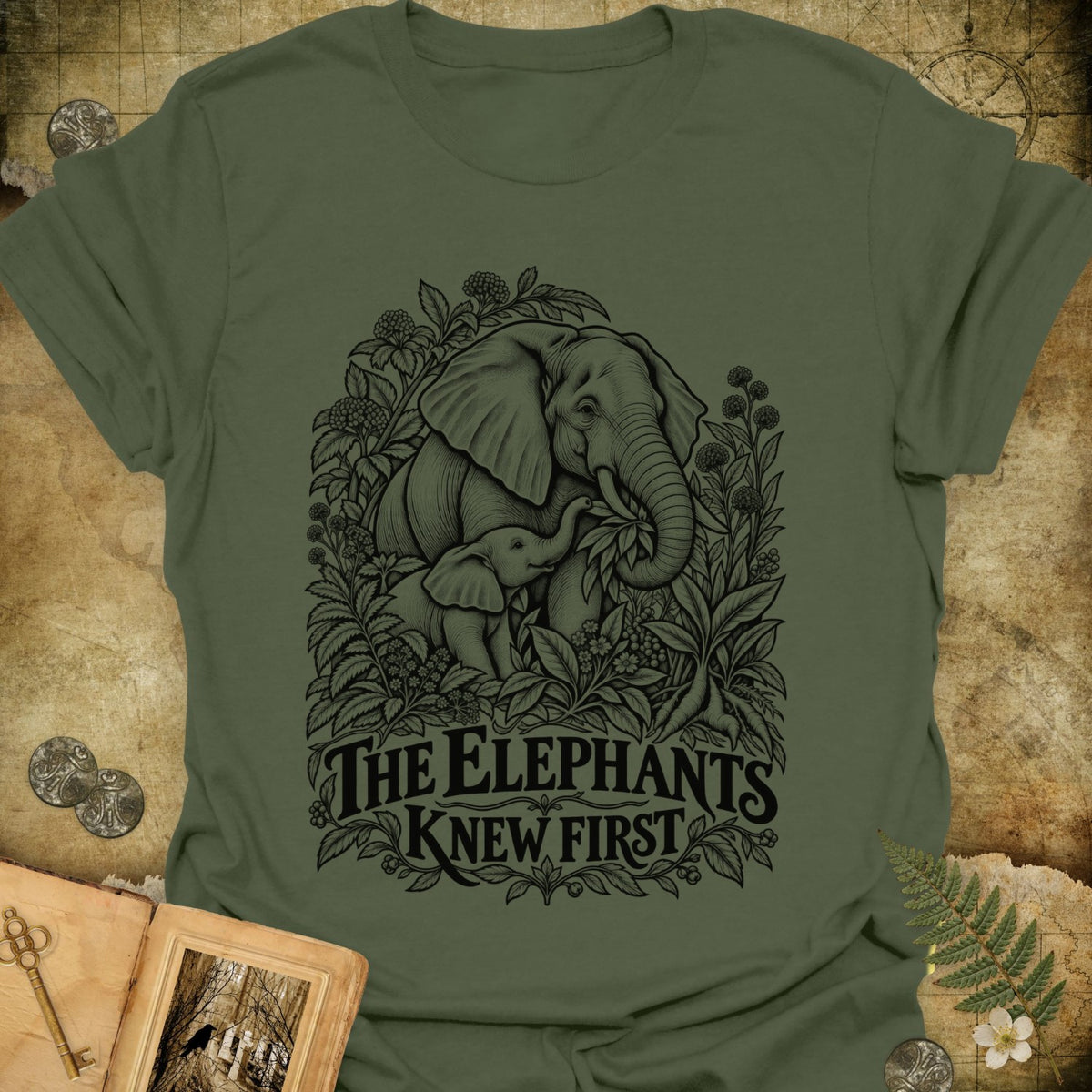 The Elephants Knew First T-Shirt