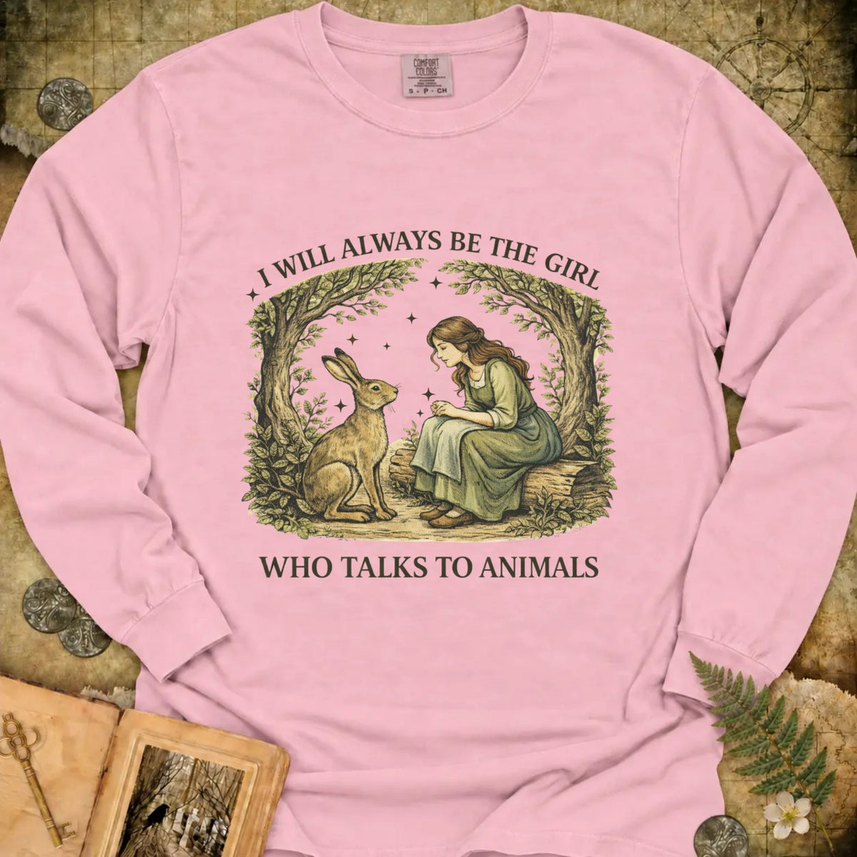Talks To Animals Long Sleeve T-Shirt
