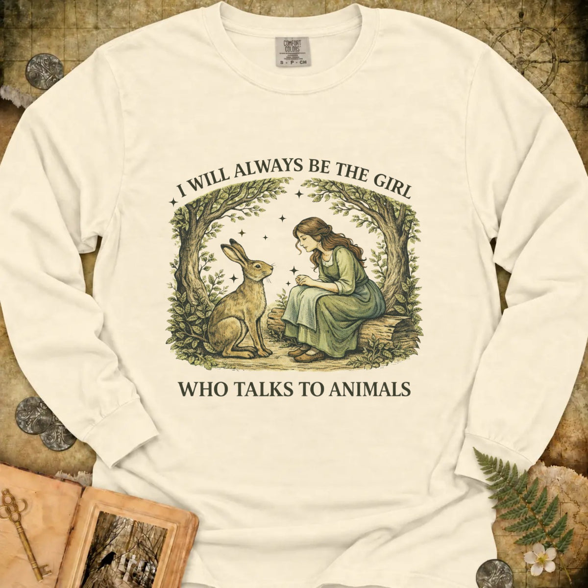Talks To Animals Long Sleeve T-Shirt