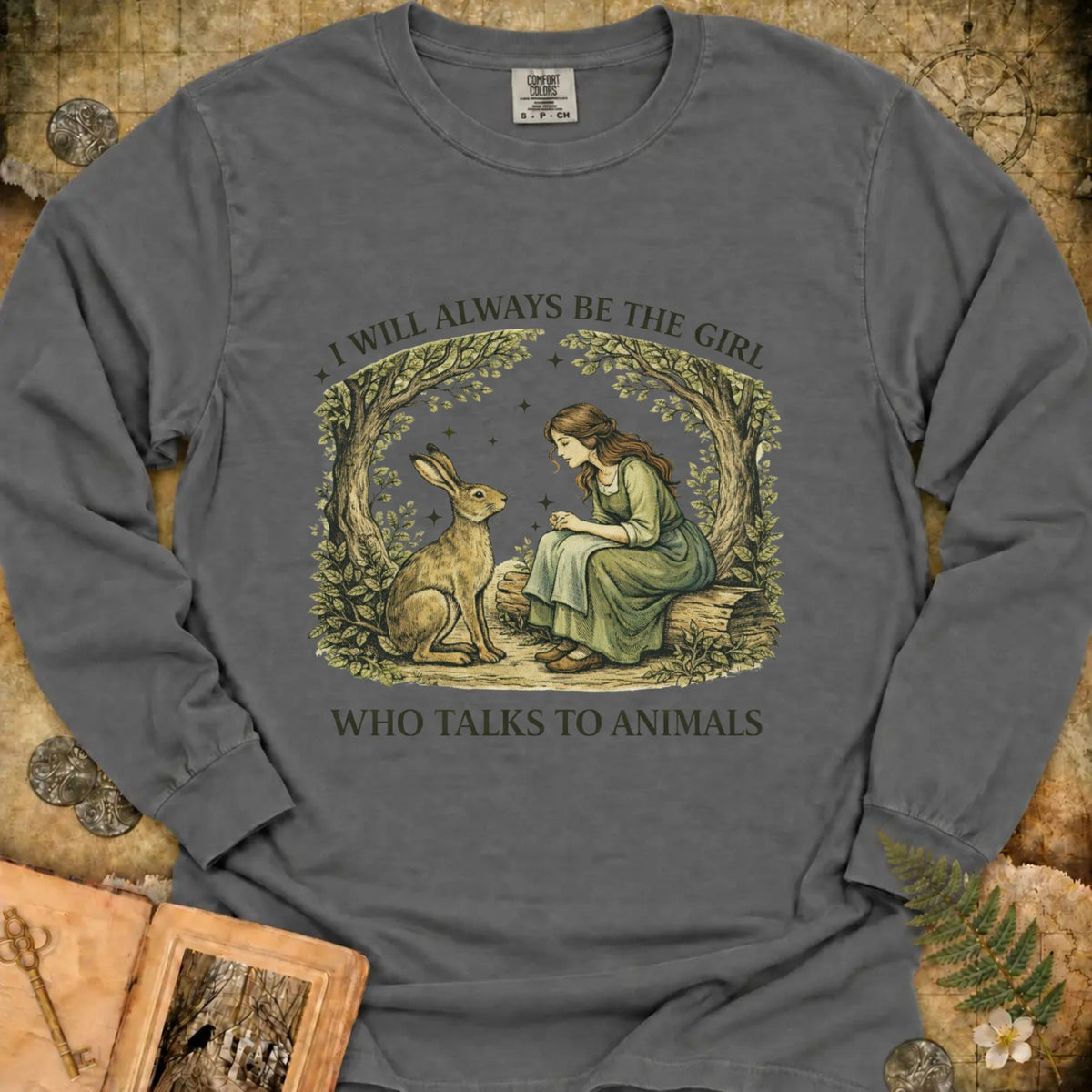 Talks To Animals Long Sleeve T-Shirt