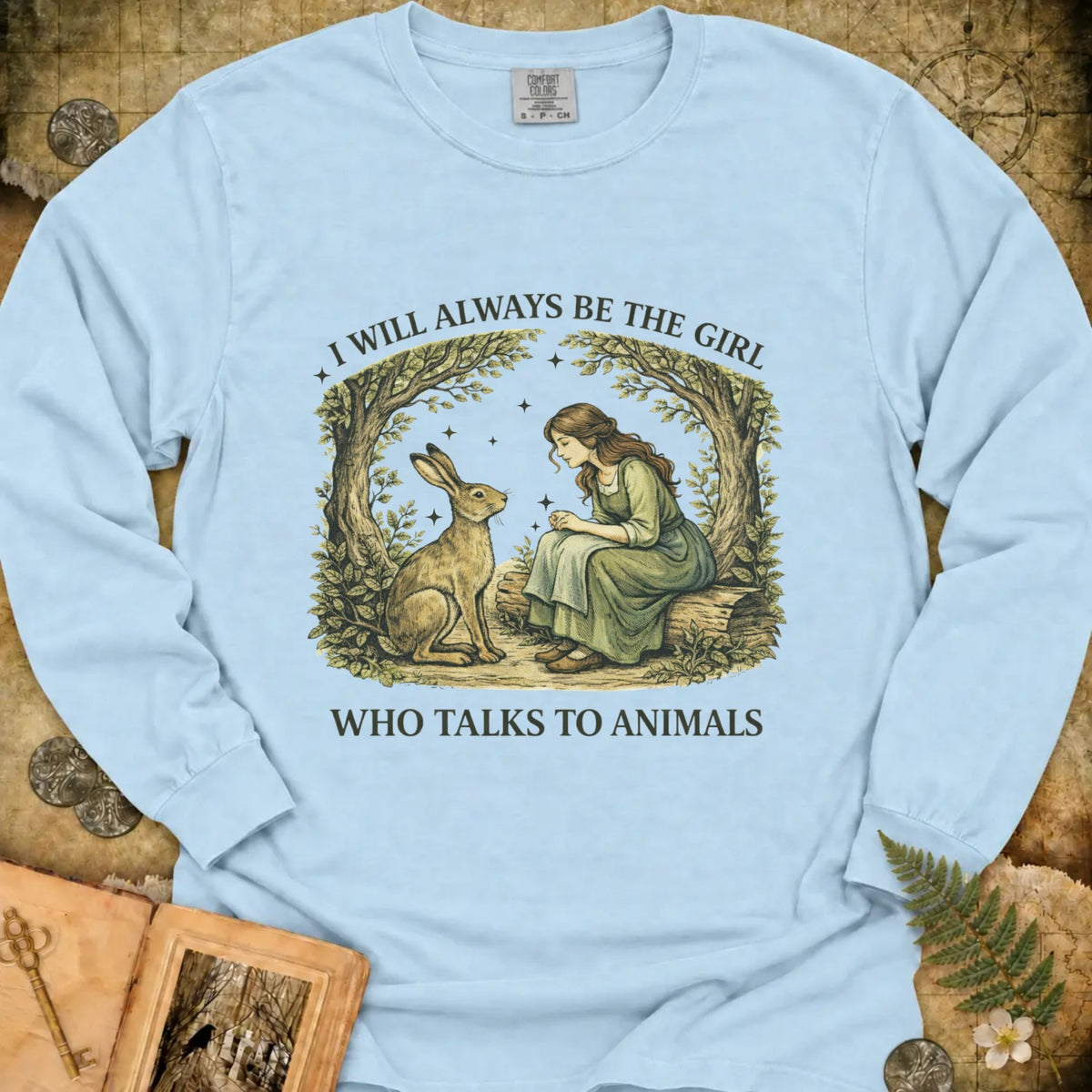 Talks To Animals Long Sleeve T-Shirt