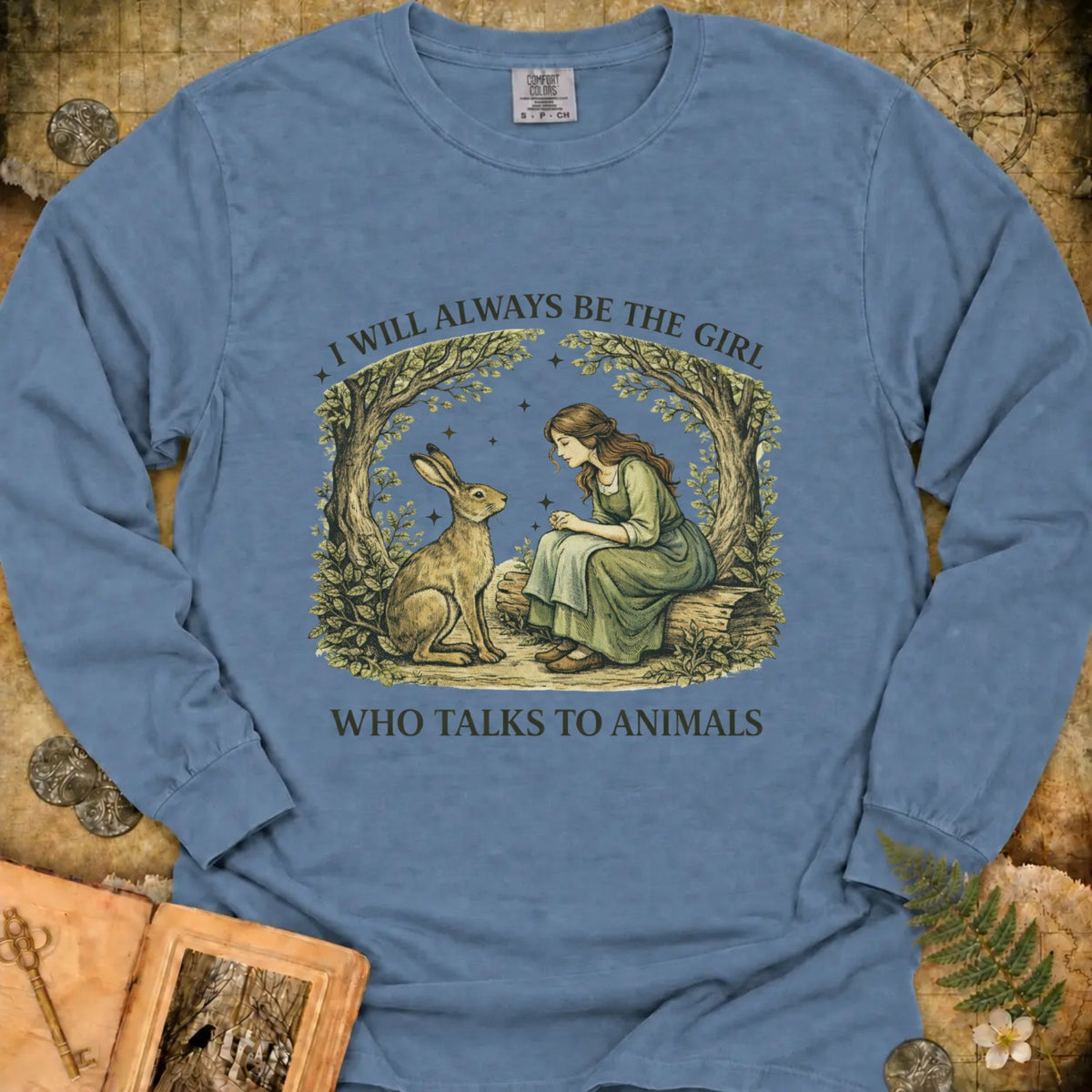Talks To Animals Long Sleeve T-Shirt