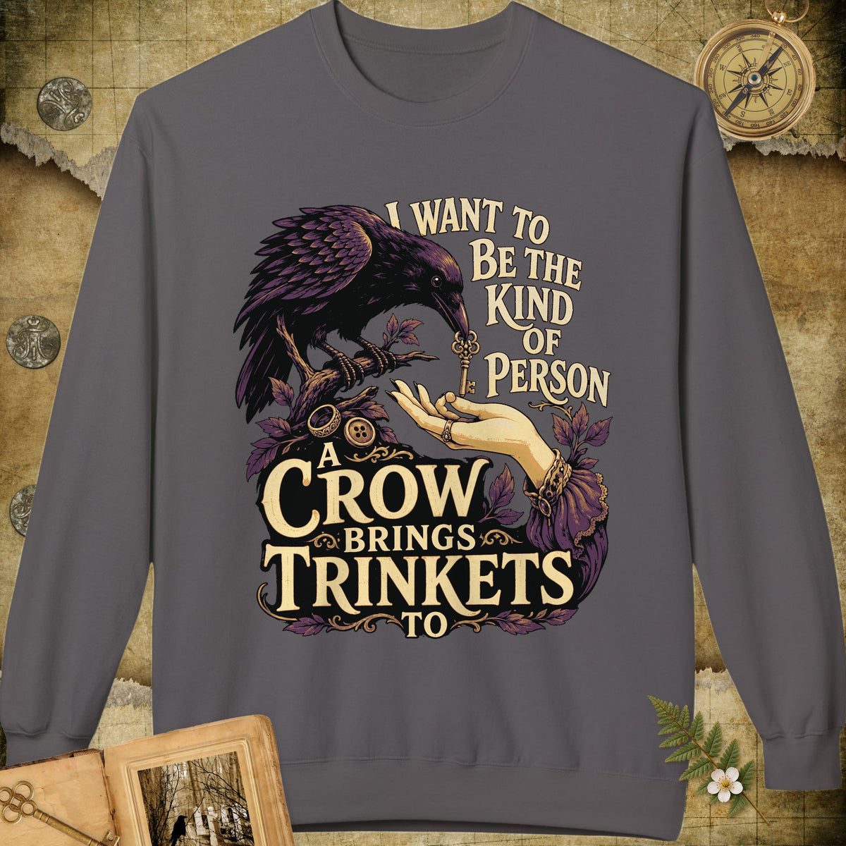 A Crow's Trinkets Sweatshirt