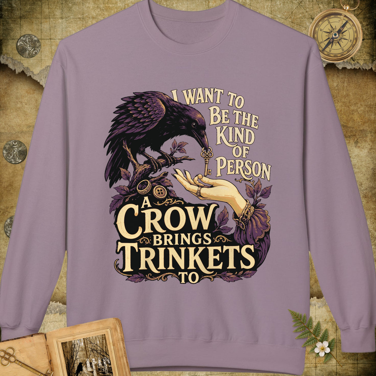 A Crow's Trinkets Sweatshirt