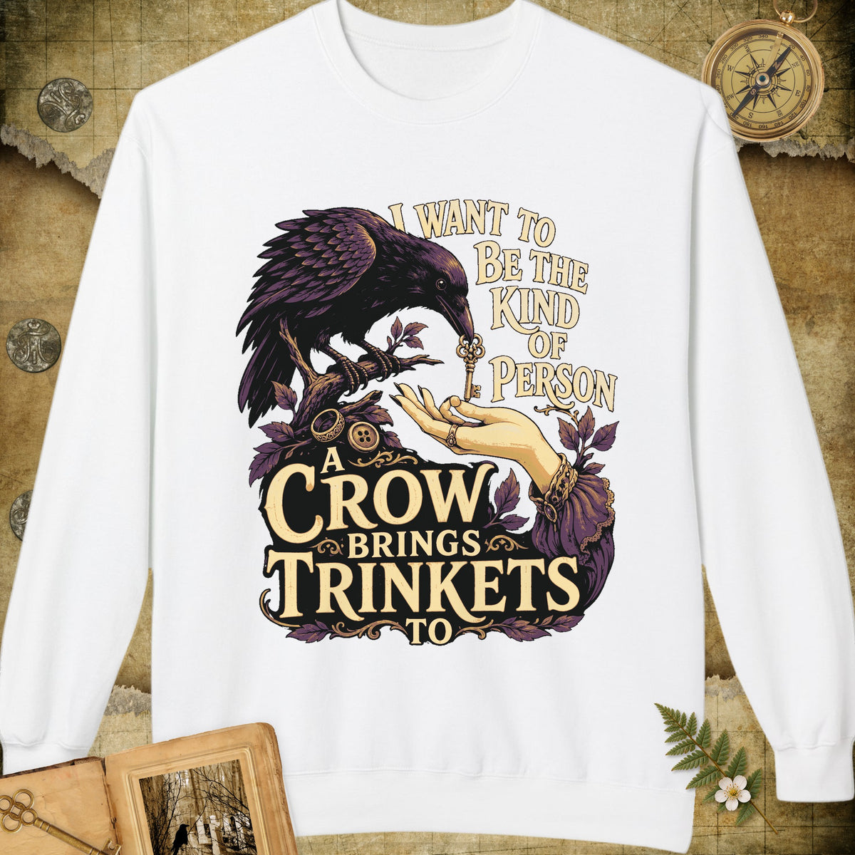 A Crow's Trinkets Sweatshirt