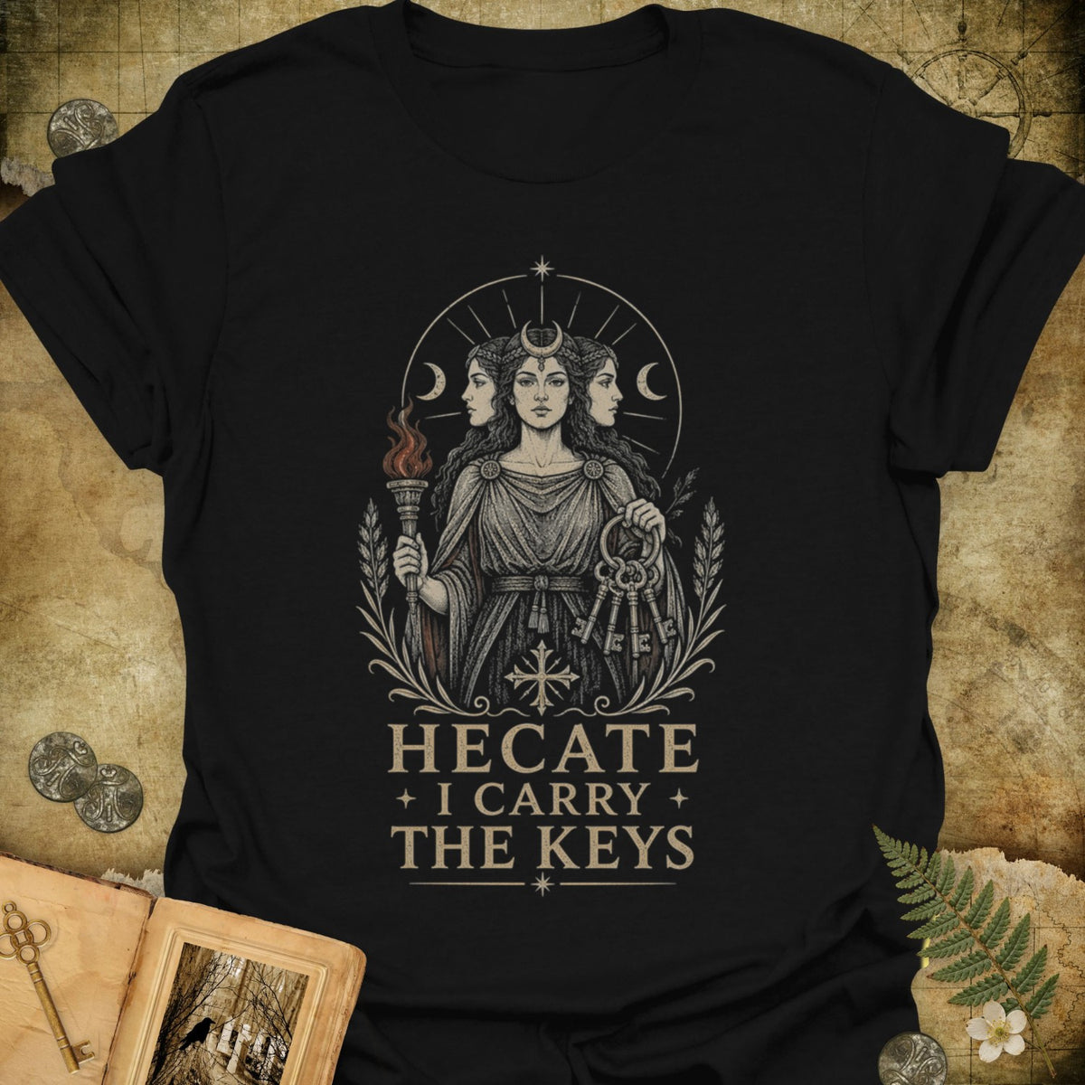 TLWIF Studio | Black | Hecate - The Keys T-Shirt