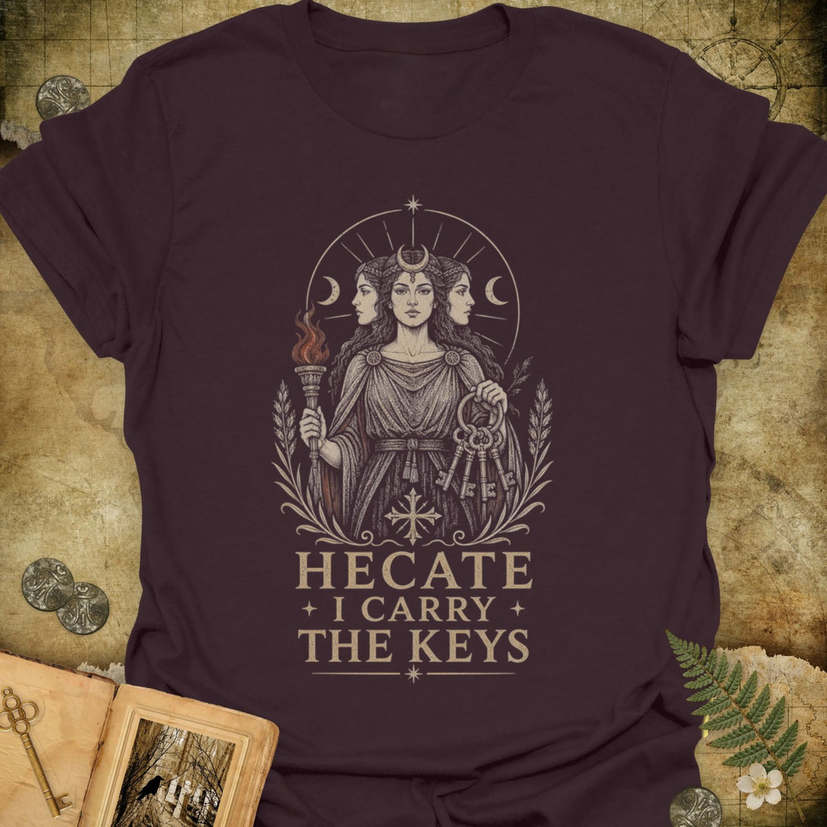 TLWIF Studio | Dark Chocolate | Hecate - The Keys T-Shirt