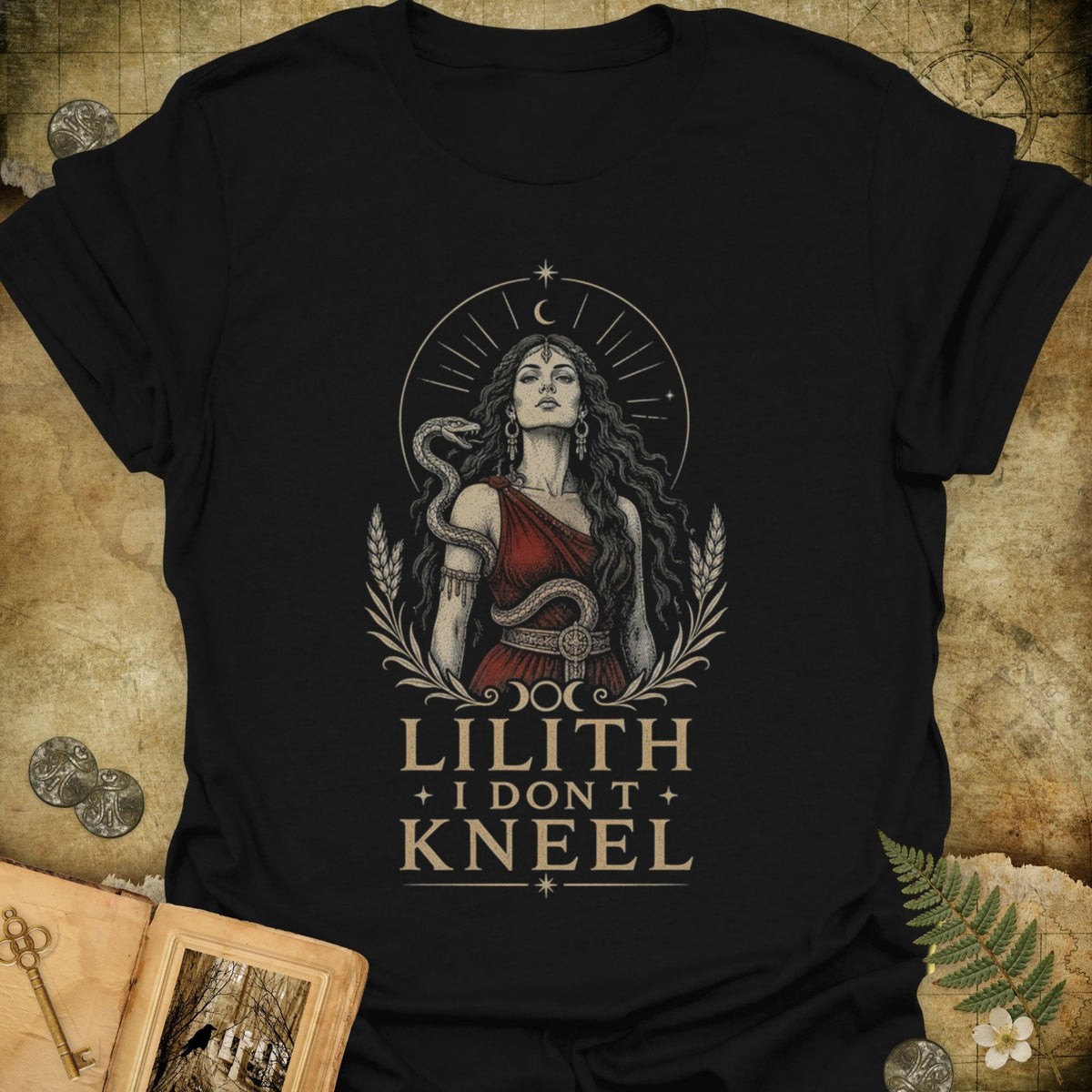 TLWIF Studio | Black | Lilith - I Don't Kneel T-Shirt