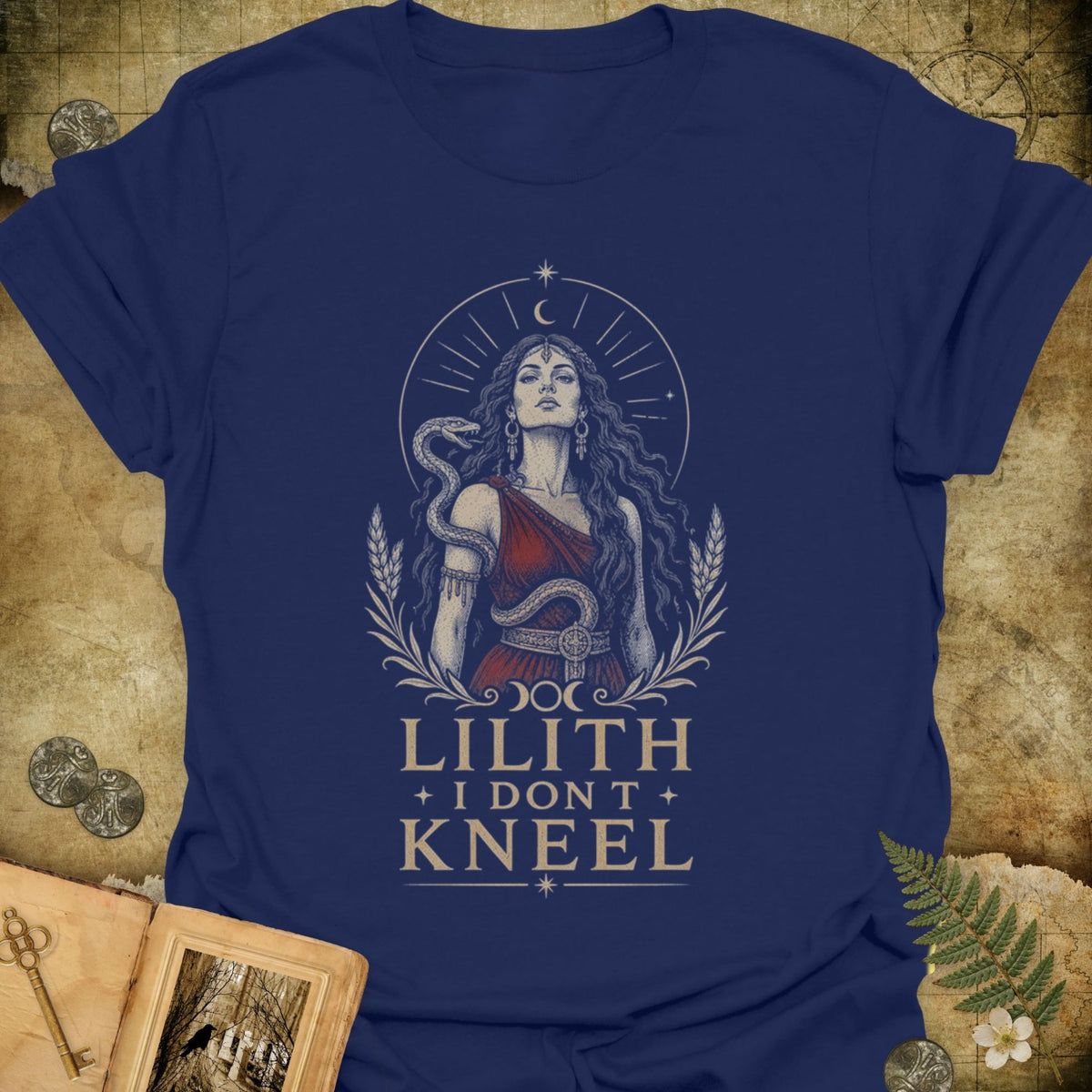 TLWIF Studio | Navy | Lilith - I Don't Kneel T-Shirt