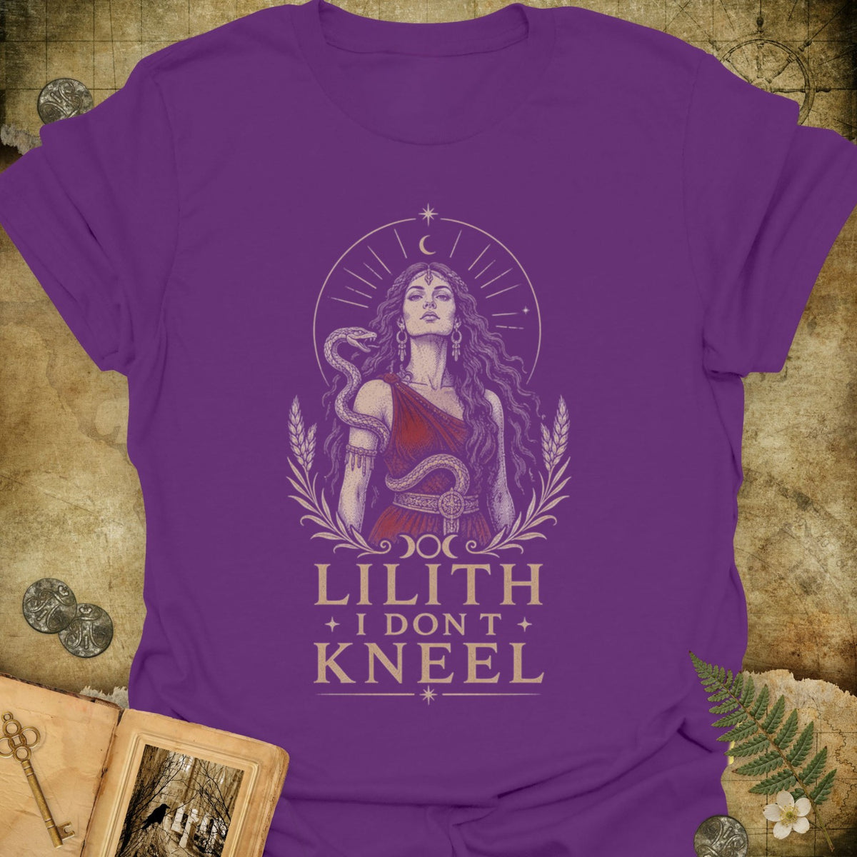 TLWIF Studio | Purple | Lilith - I Don't Kneel T-Shirt
