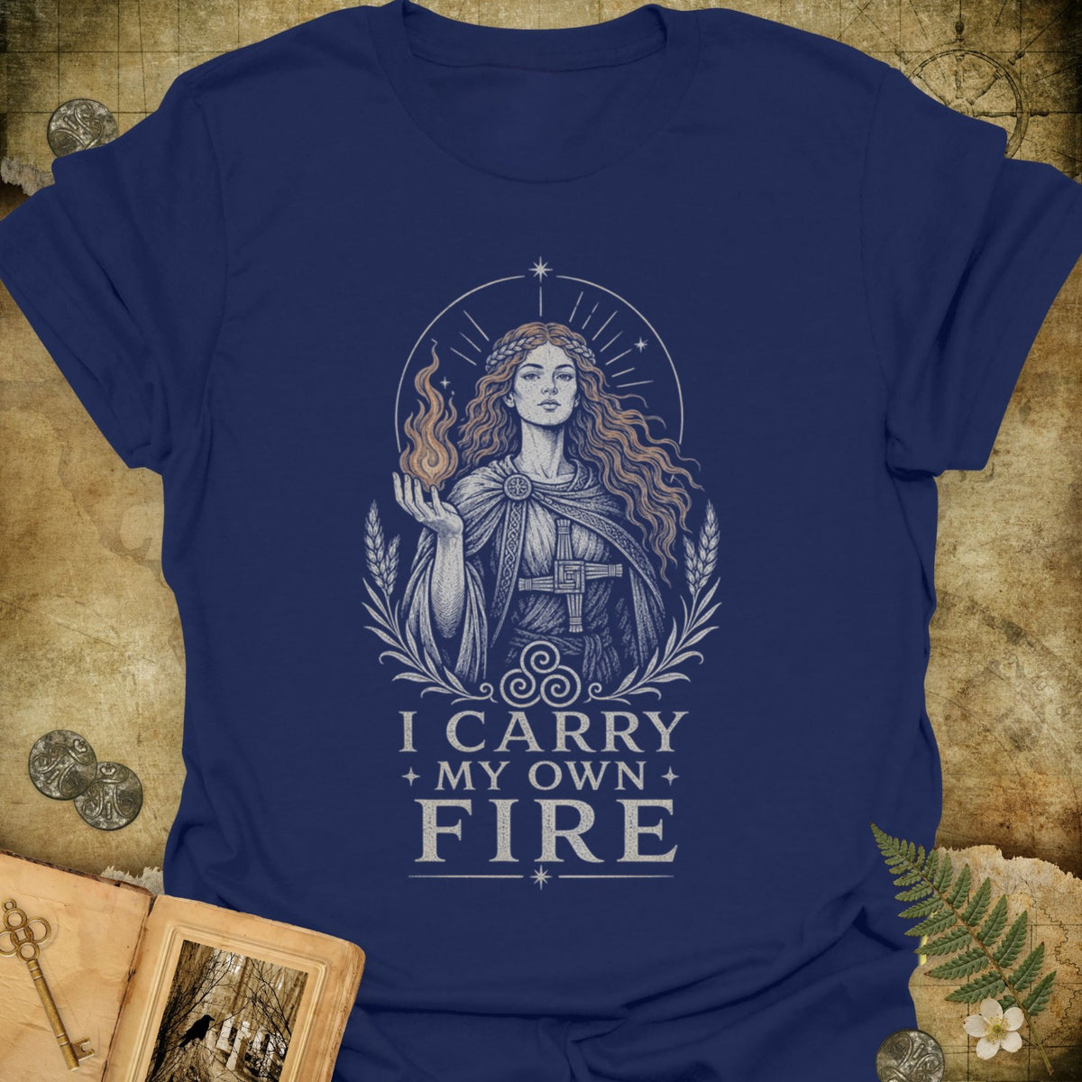 TLWIF Studio | Navy | Brigid - My Own Fire T-Shirt