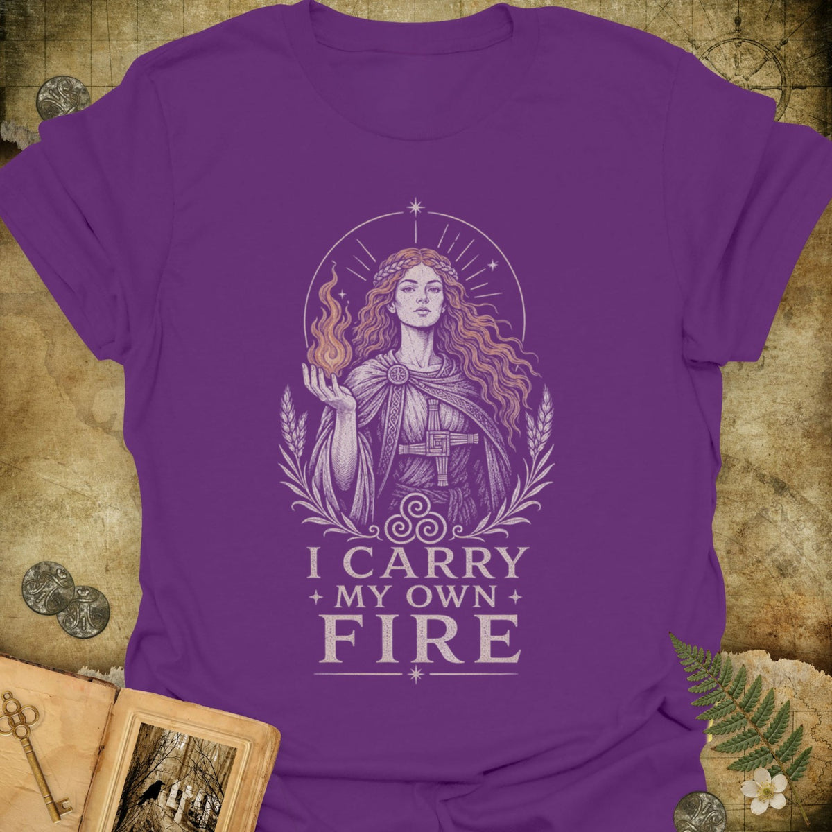TLWIF Studio | Purple | Brigid - My Own Fire T-Shirt