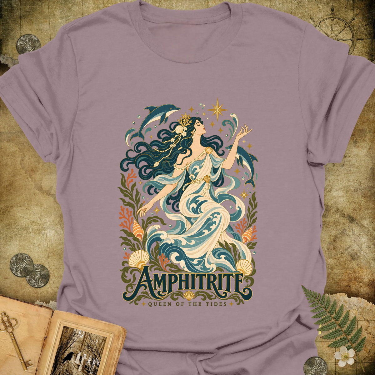 Amphitrite - Queen Of The Tides T-Shirt - Paragon