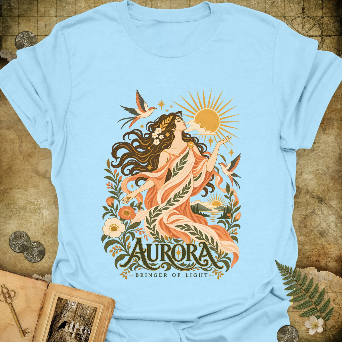 Aurora - Bringer Of Light T-Shirt - Light Blue