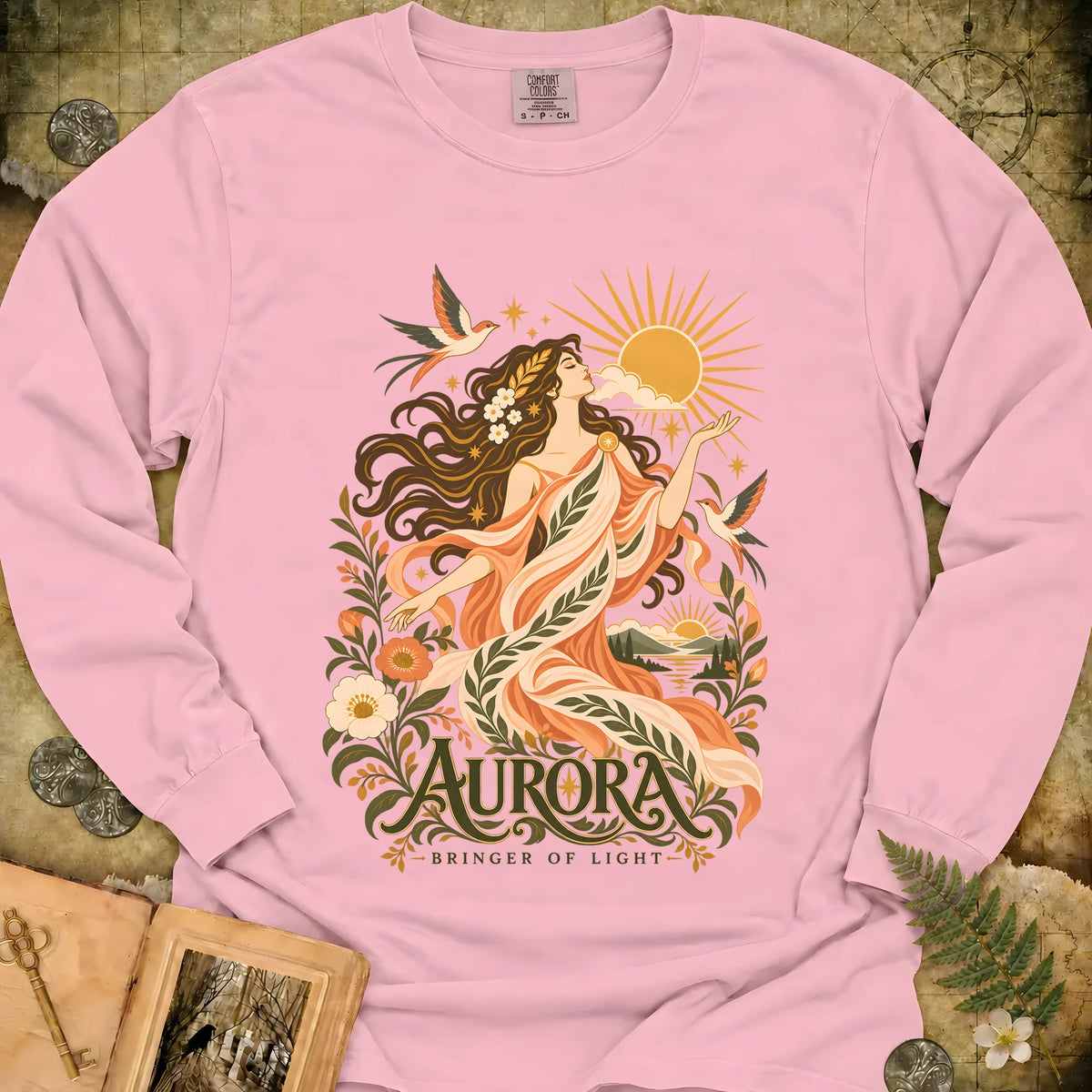 Aurora - Bringer Of Light Long Sleeve T-Shirt - Blossom