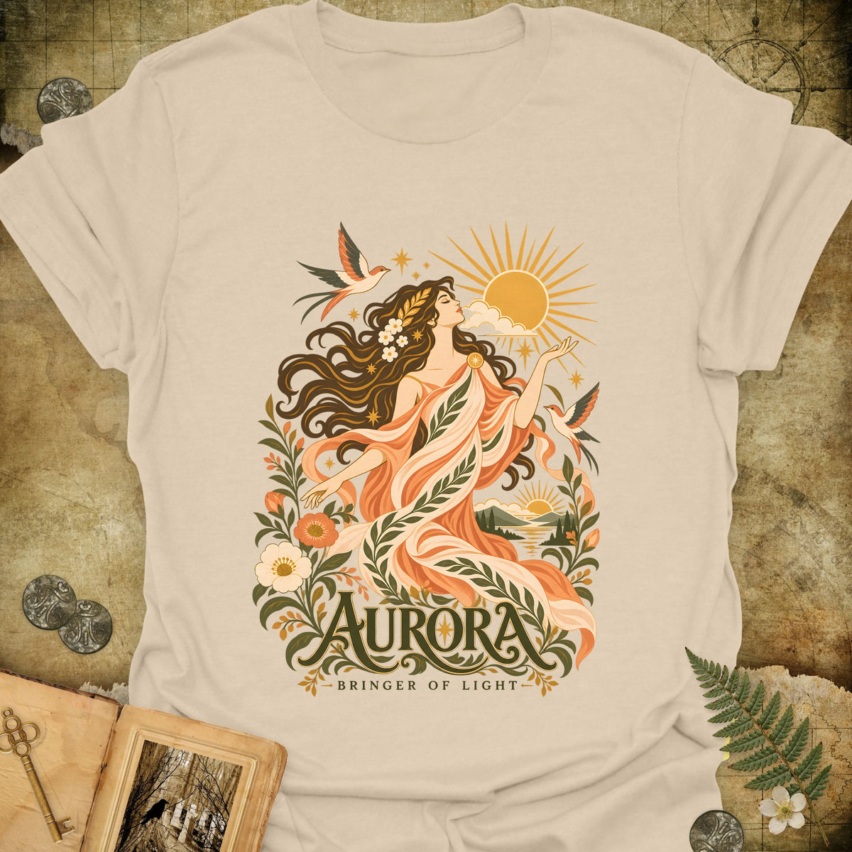 Aurora - Bringer Of Light T-Shirt - Sand