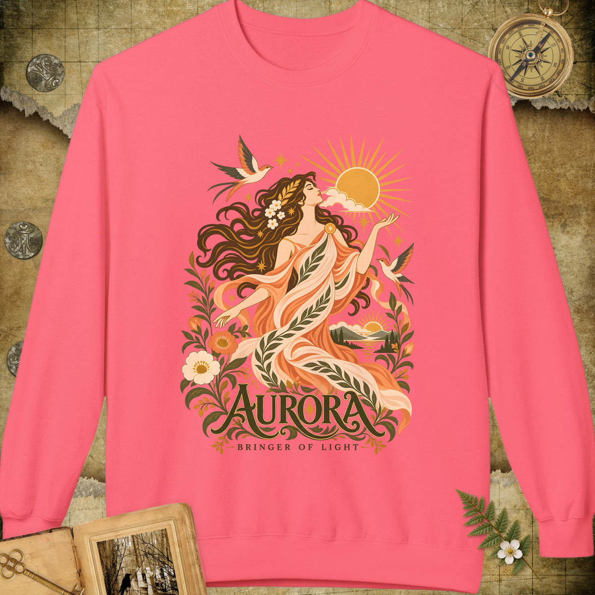 Aurora - Bringer Of Light Sweatshirt - Pink Lemonade