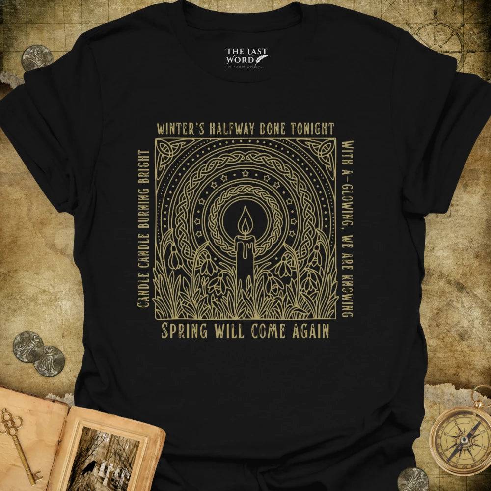 Imbolc Candle T-Shirt
