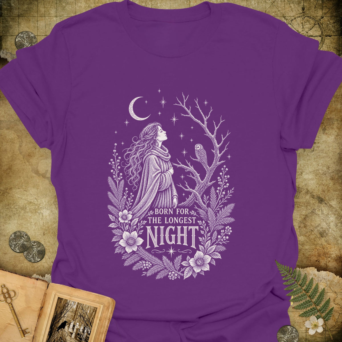 Born For The Longest Night T-Shirt - Purple